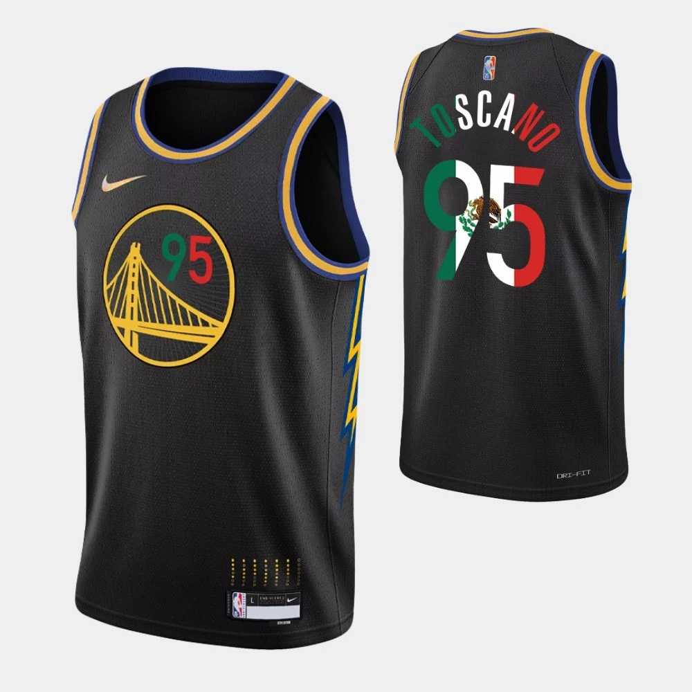 Warriors 95 Juan Toscano anderson black Nike 2022 slam dunk special mexico edition jersey,We sell and wholesale Warriors 95 Juan Toscano anderson black Nike 2022 slam dunk special mexico edition jersey on line form chian!